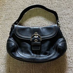 Black Coach Shoulder Bag